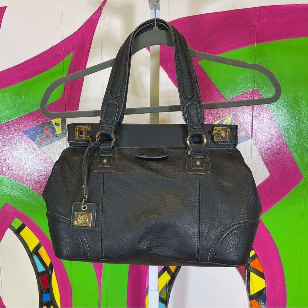 Liz Claiborne Leather Purse. New condition! 13"x7" Base 9.5" Height 18.5” Strap